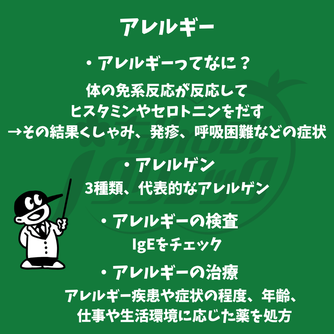 アレルギーに悩んでませんか？ コラム - なんばJクリニック